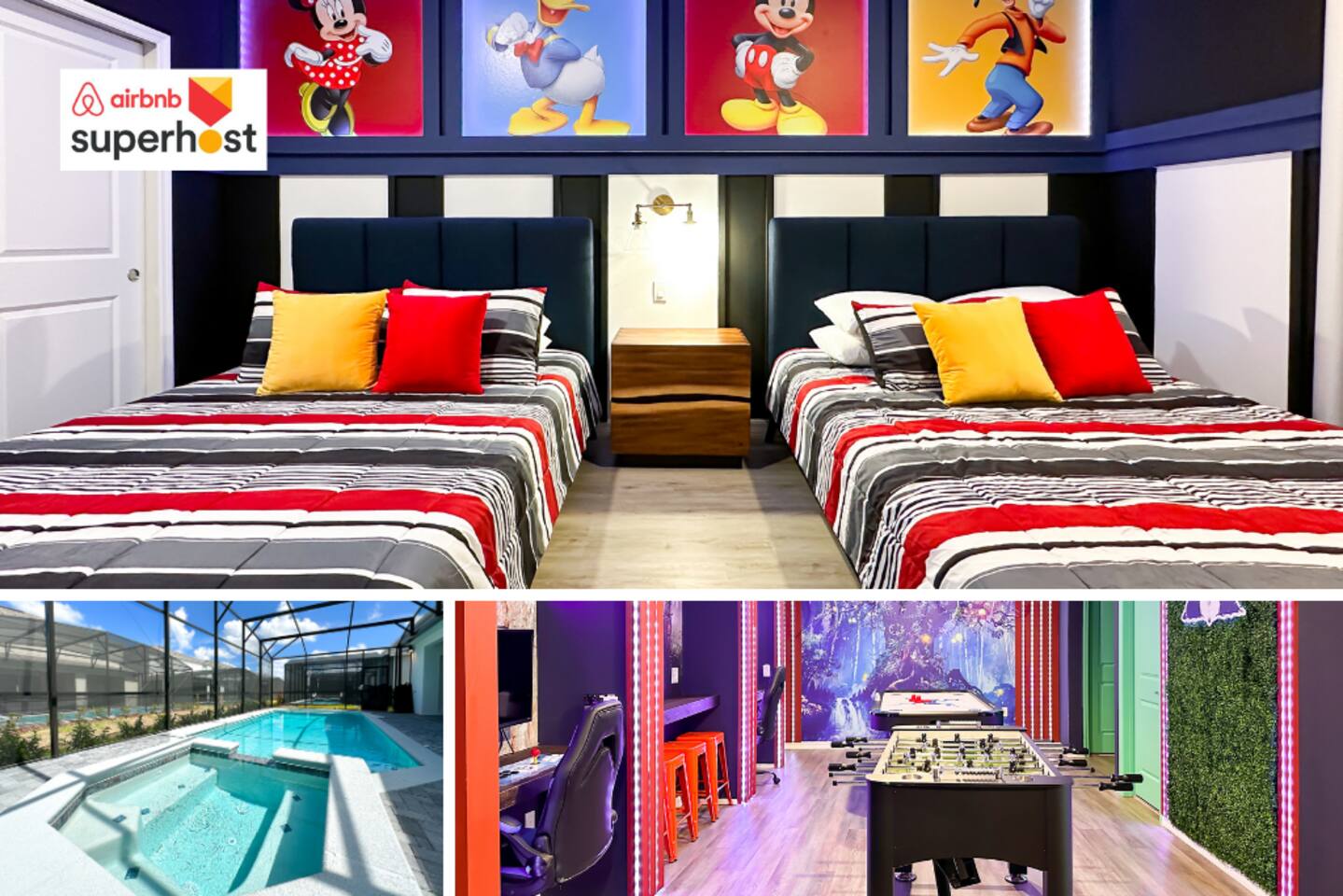 Big Thematic Home Pvt Pool/SPA and GameRoom 244611