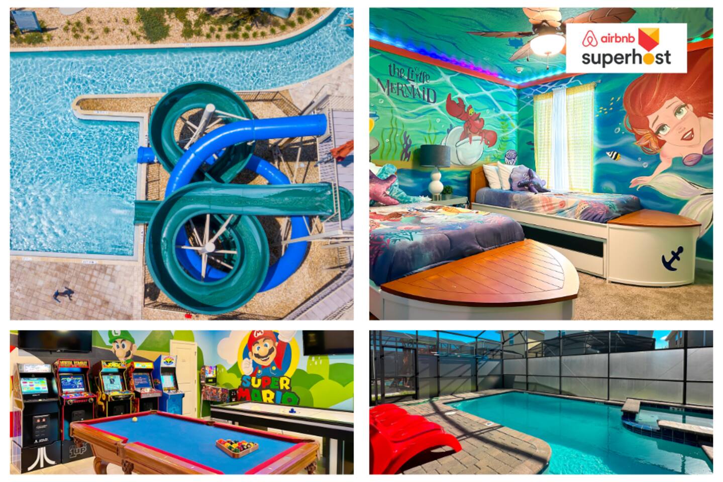 Amazing Themed Home Pvt Pool&SPA/ Game Room 245461