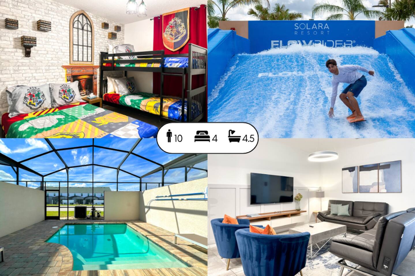 Super Themed Home Pvt Pool/Game Room/Resort 221941