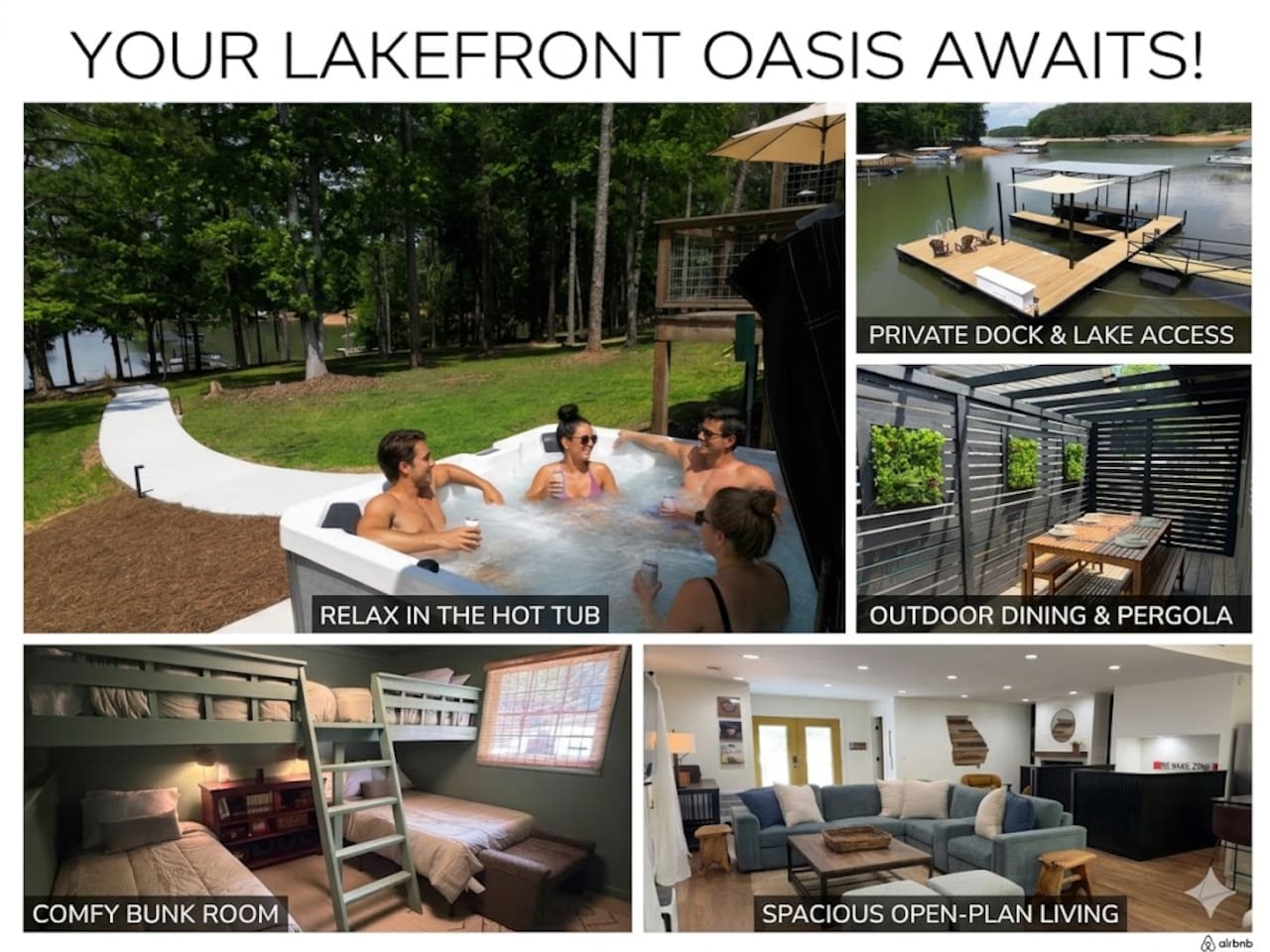 The Overlook - A Modern Lake Retreat (Lakefront)