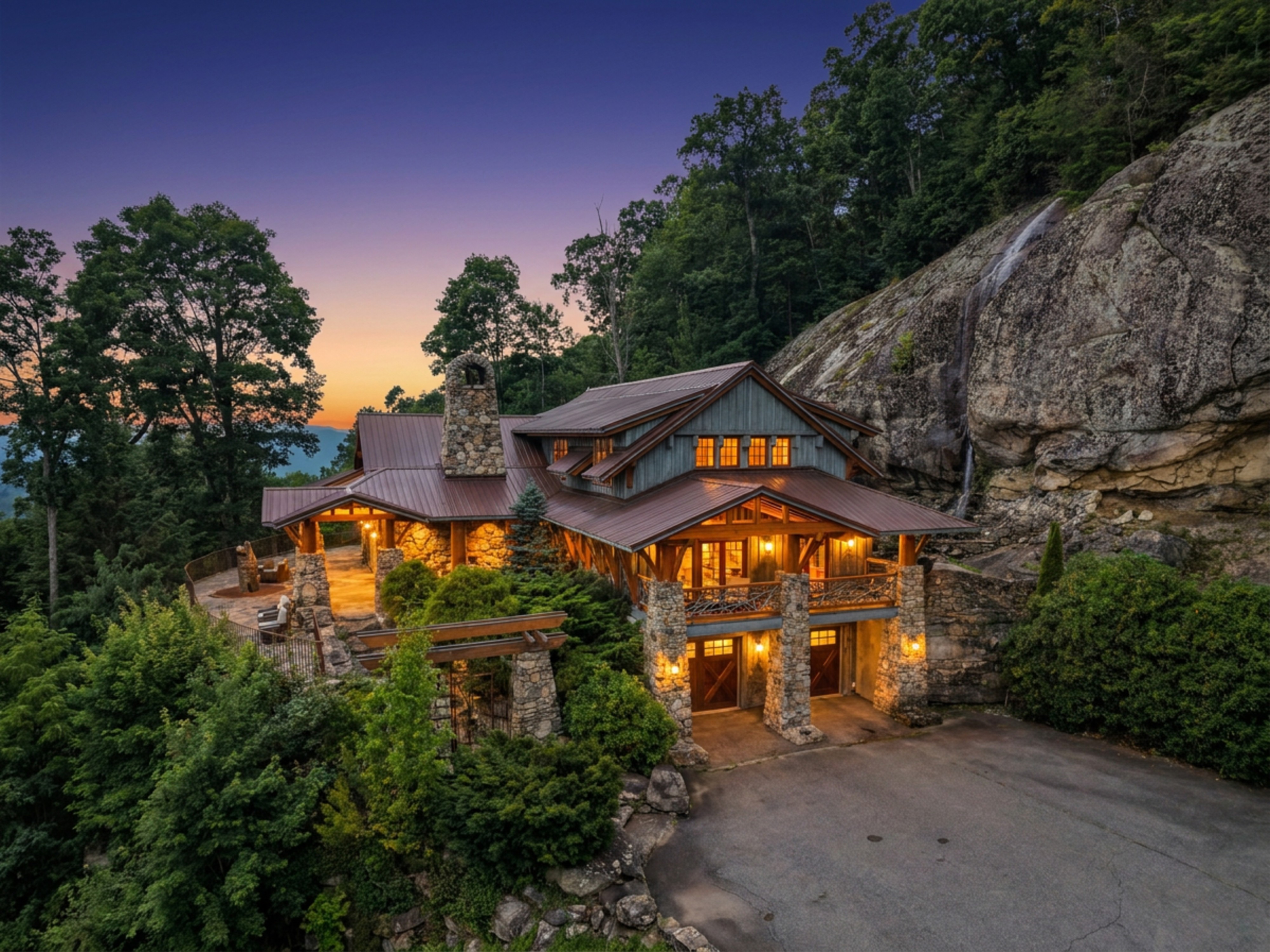 The Rock at Eagles Nest — Luxury Mountain Home with 270° Views, Hot Tub & Game Room | Banner Elk, NC