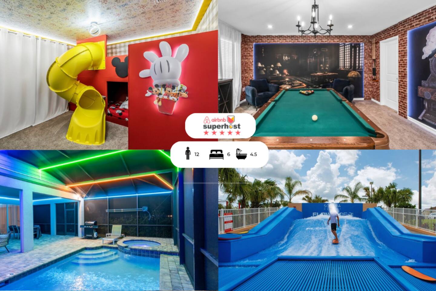 Themed home with game room | Pvt Pool & Spa 291541