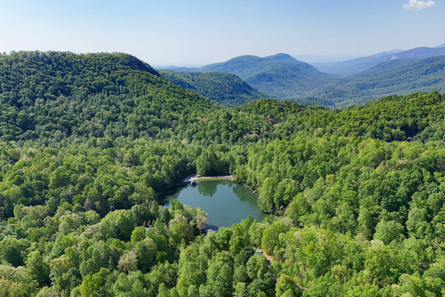 Secluded cabin yet within a nature preserve with many amenities