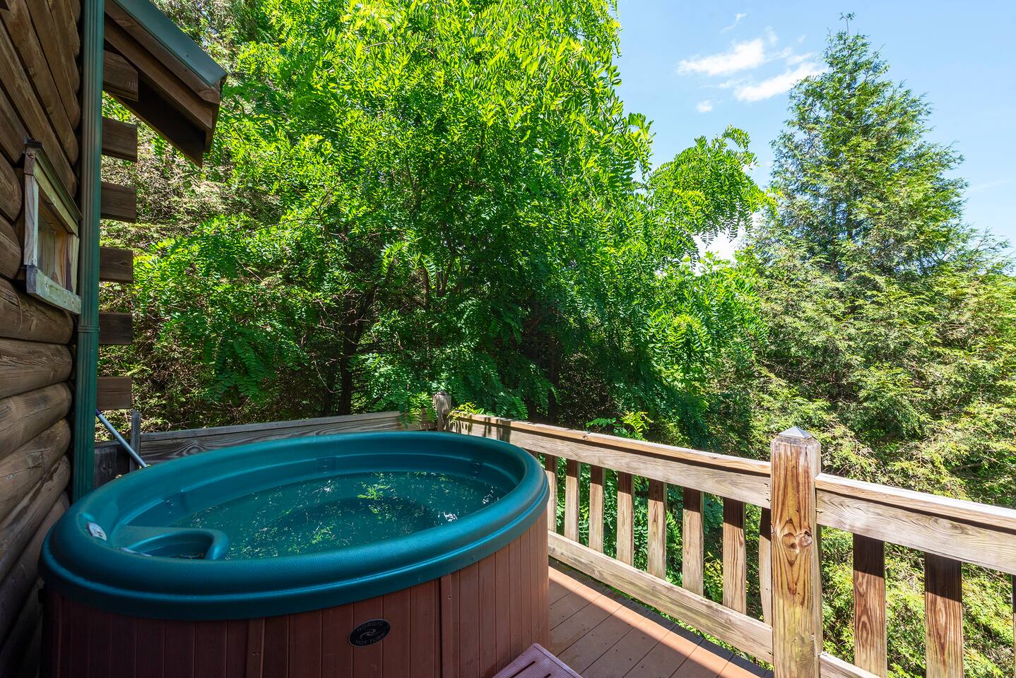 Nothing like soaking in the hot tub after a day of hiking or exploring. Catawba Falls, Lake Lure, Old Fort, Black Mountain and so much is nearby.