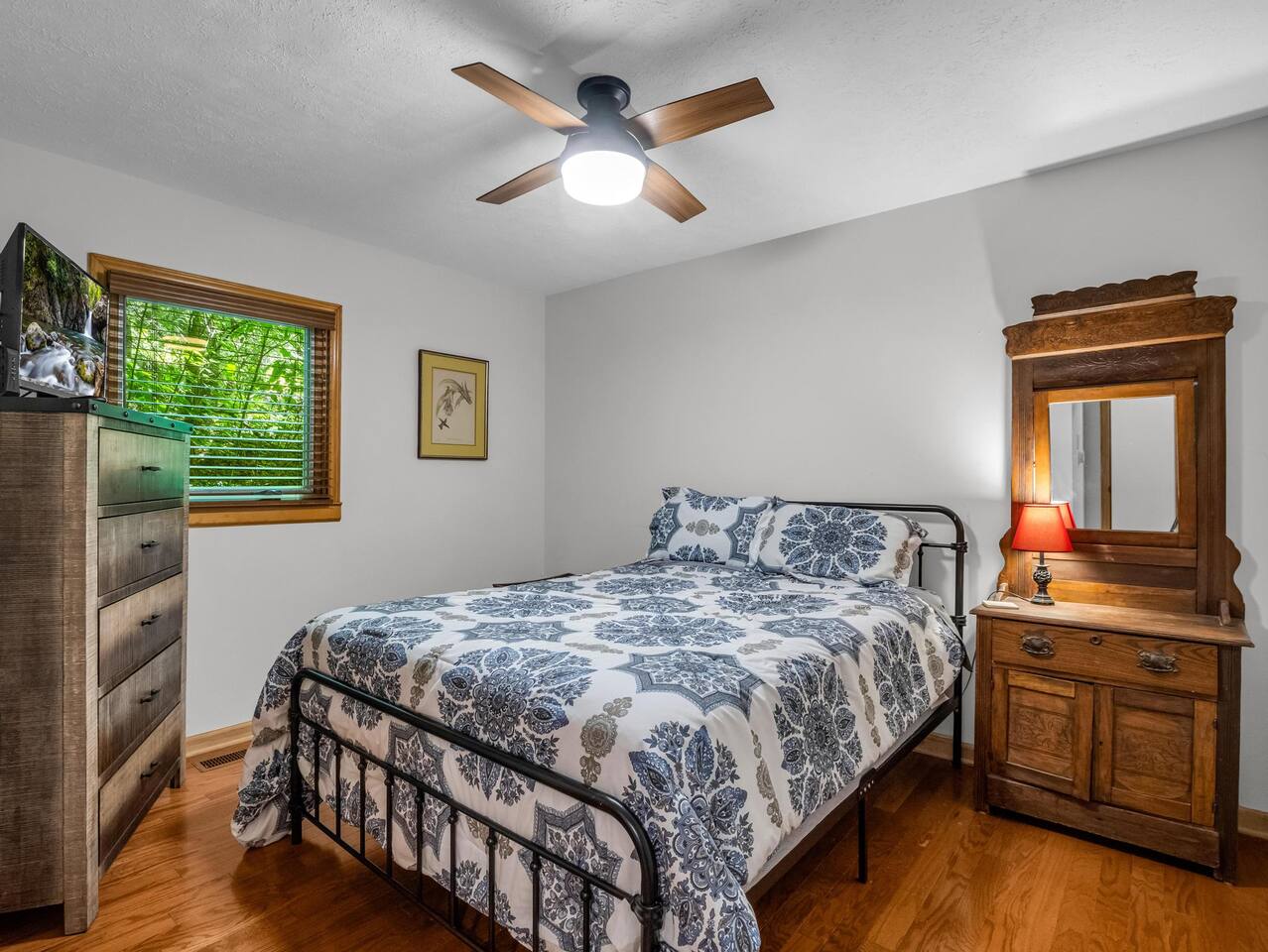 Charming queen bedroom