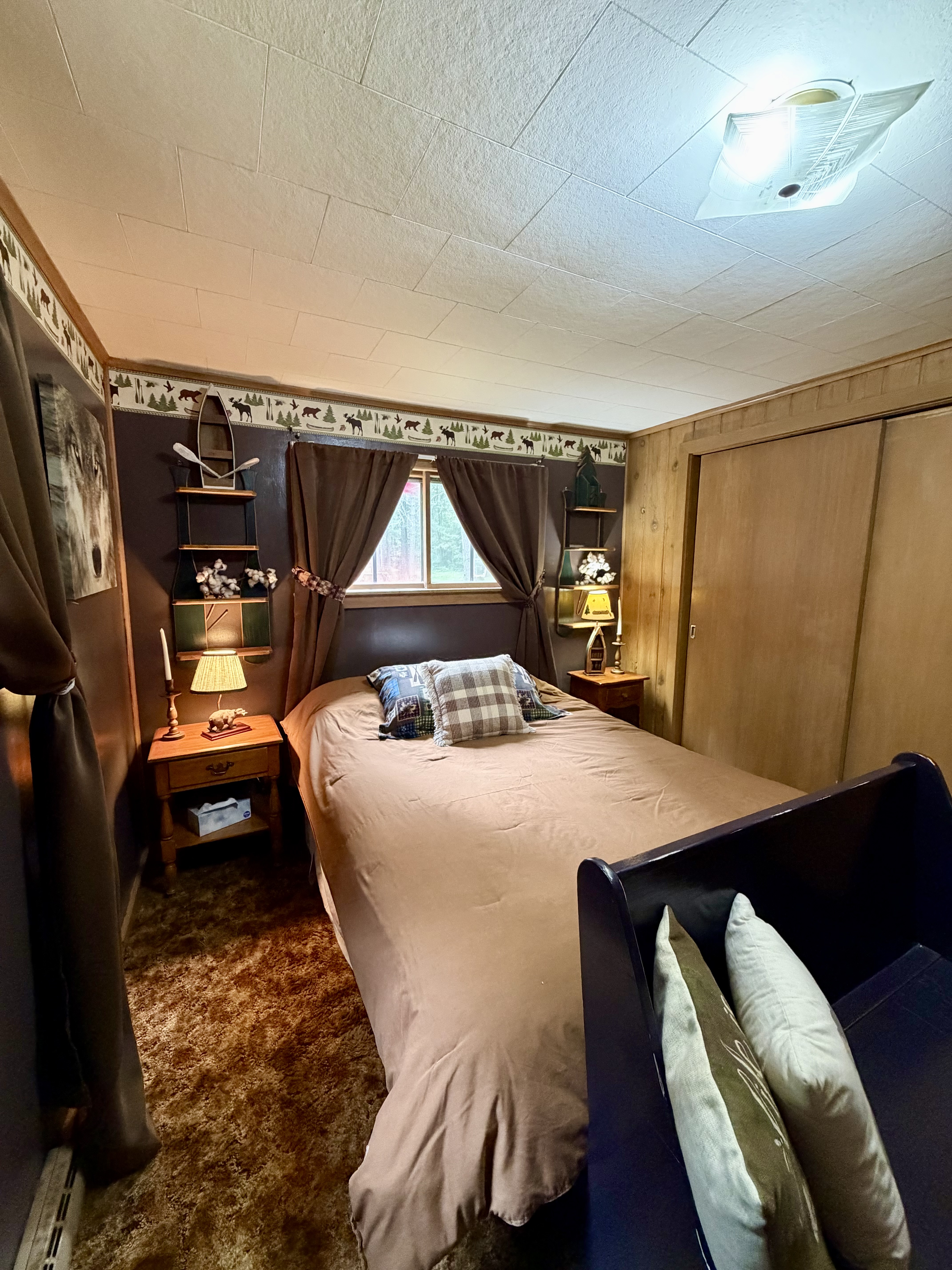 Bedroom at Uncle Bob's Cabin