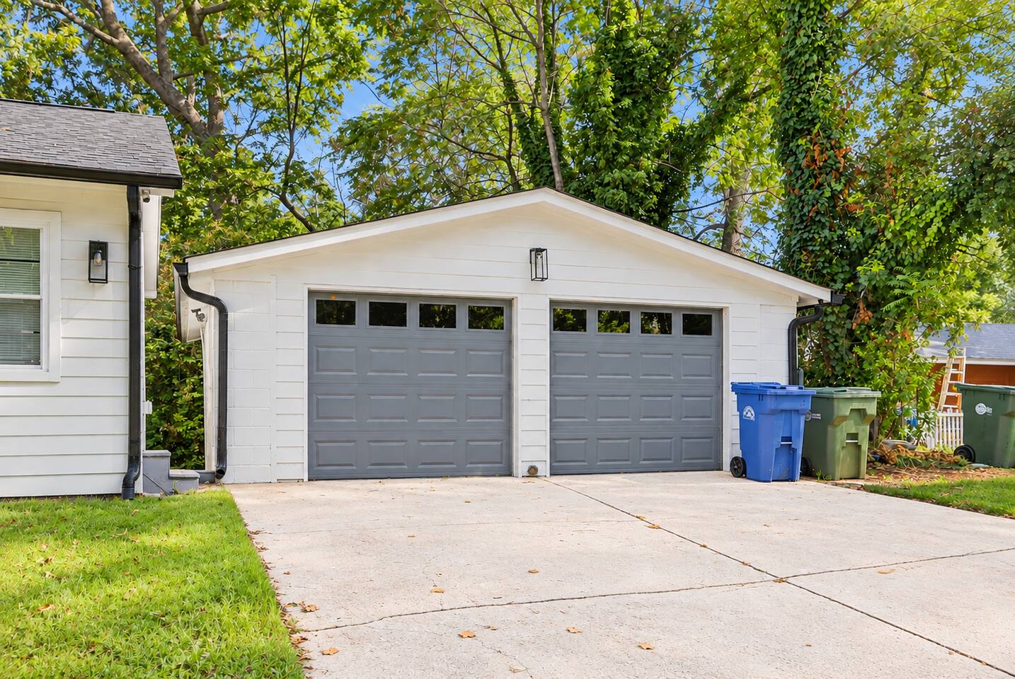 Enjoy the convenience of a private garage and driveway for easy arrivals and departures.