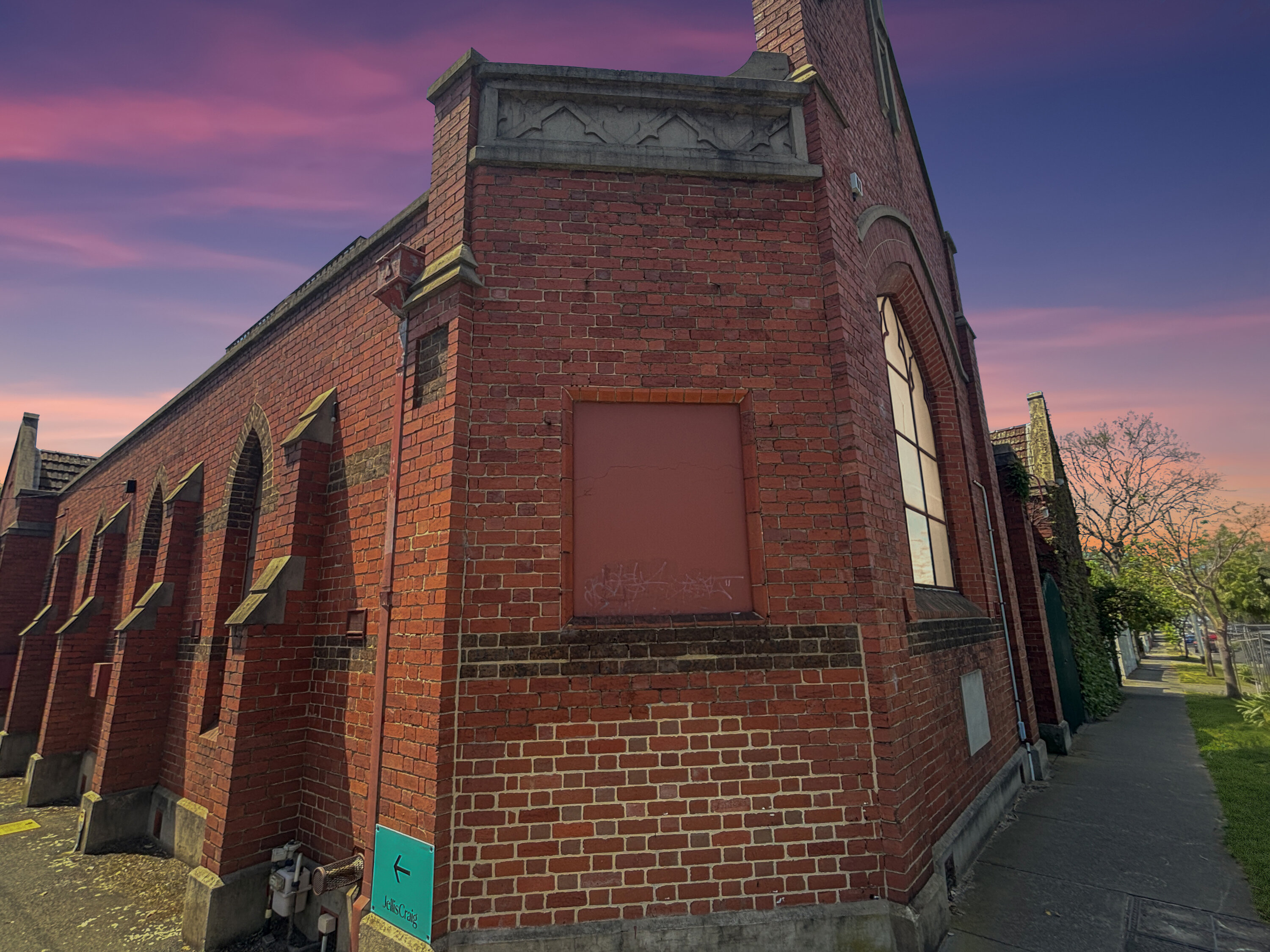 Charming red-brick heritage exterior with standout architectural appeal
