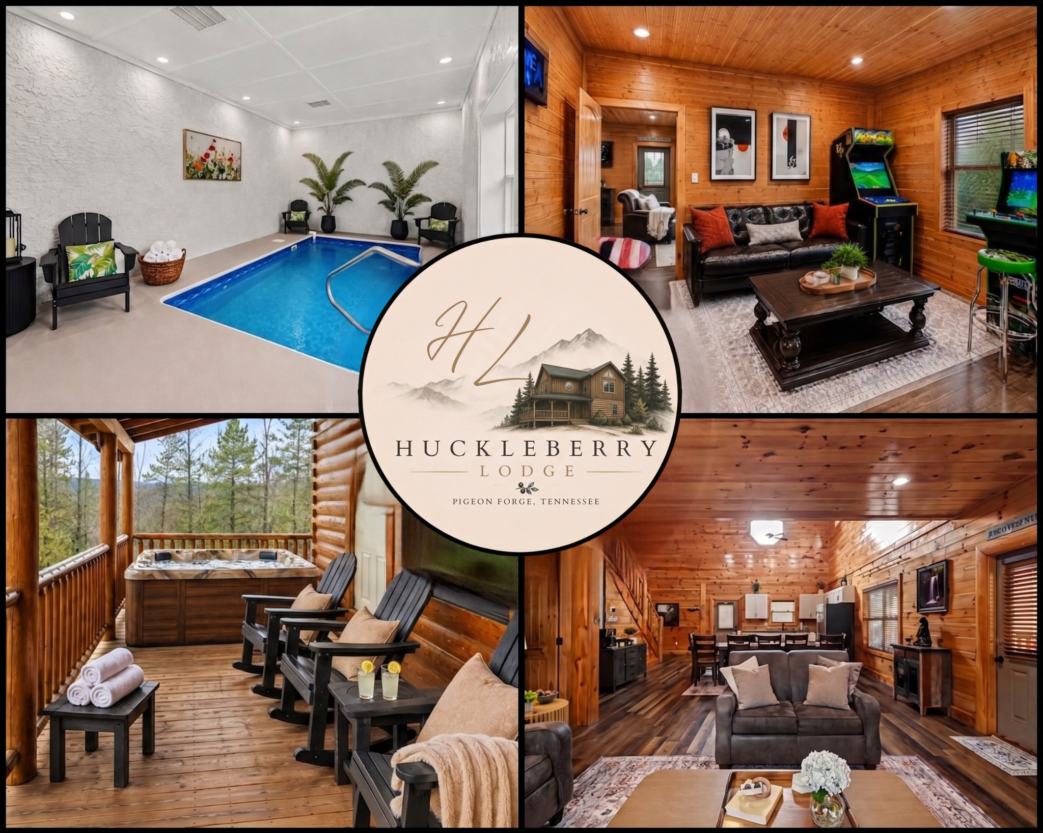 Retro Arcade Den & Indoor Pool | Pigeon Forge
