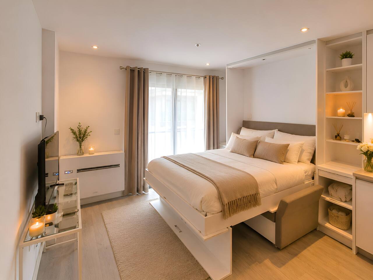 Luxury Penthouse Studio at The Hub with Rock Views