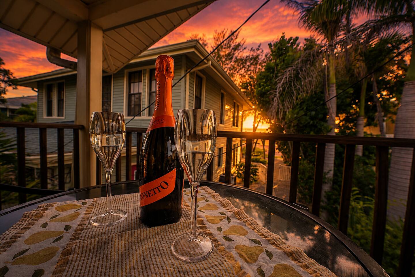 Upper Unit B- Private balcony to watch amazing sunsets!