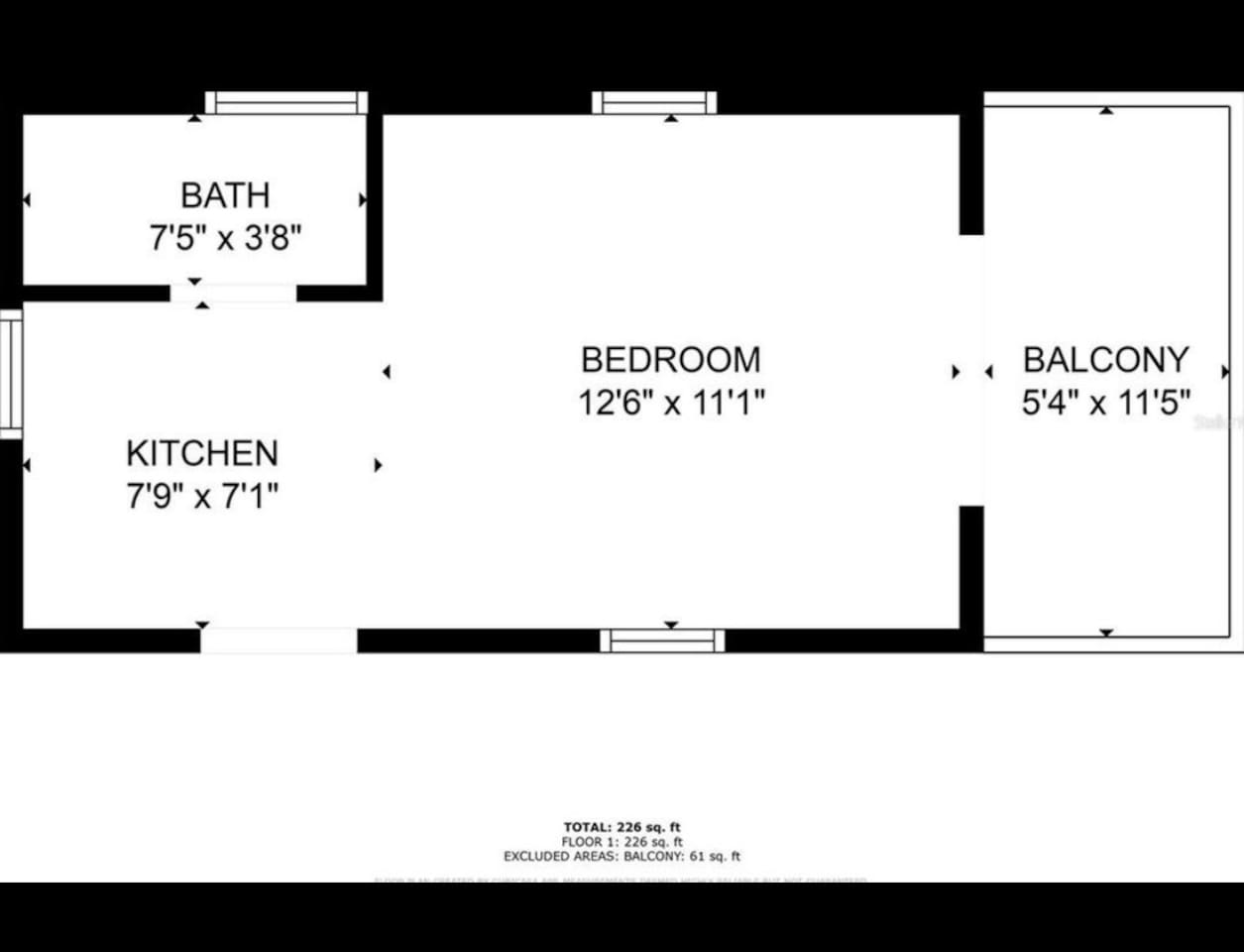 Layout of the 2nd floor Unit B