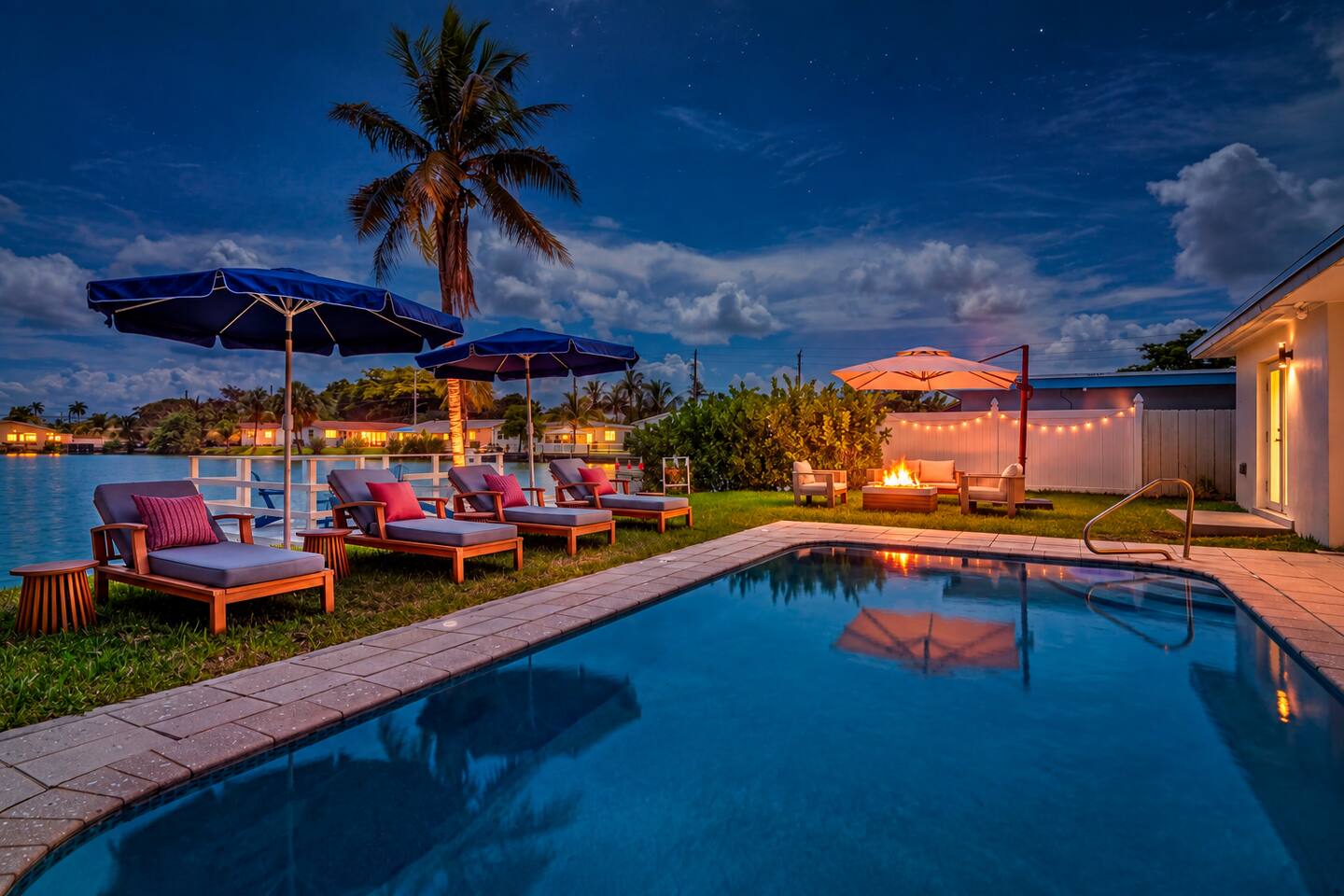 Take a dip, unwind, and enjoy the calm of your own little poolside escape