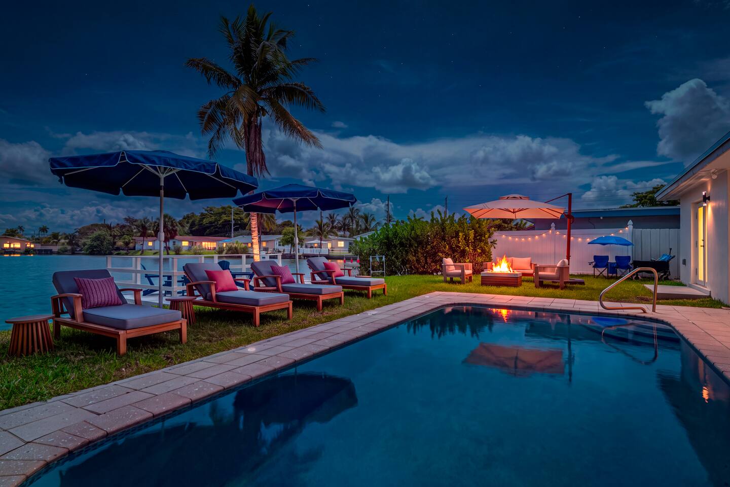 Take a dip, unwind, and enjoy the calm of your own little poolside escape