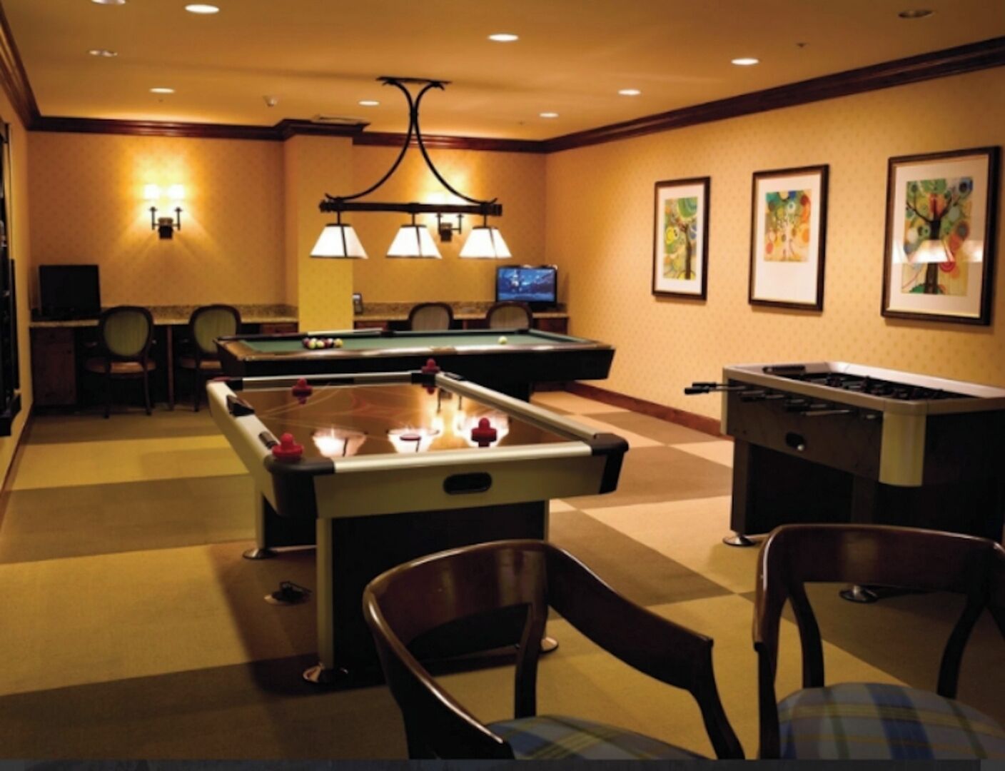 The Ritz-Carlton Club, Vail, Resort pool talble, game room