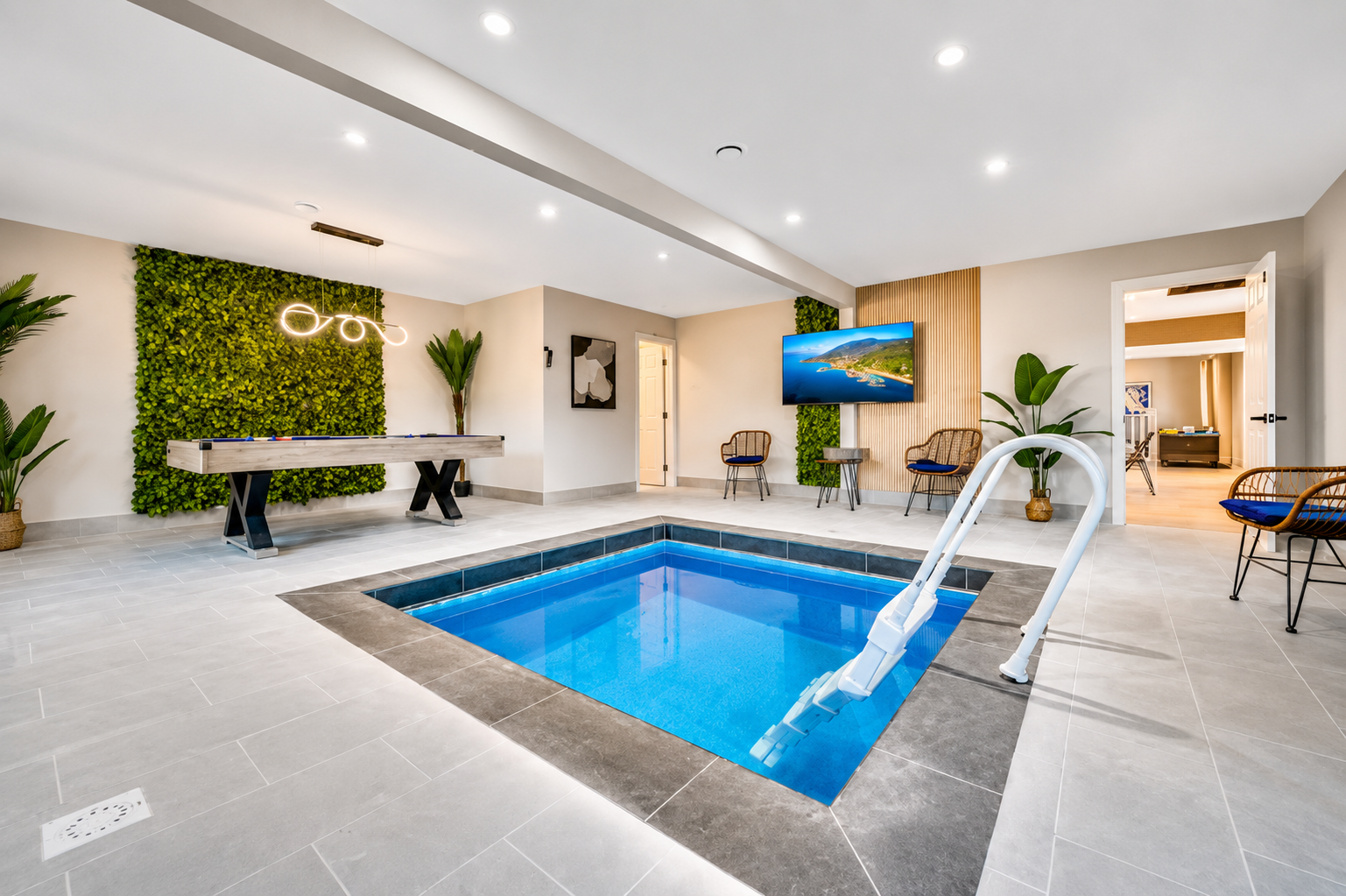NEW Indoor lounge pool, hot tub, Glamping, karaoke