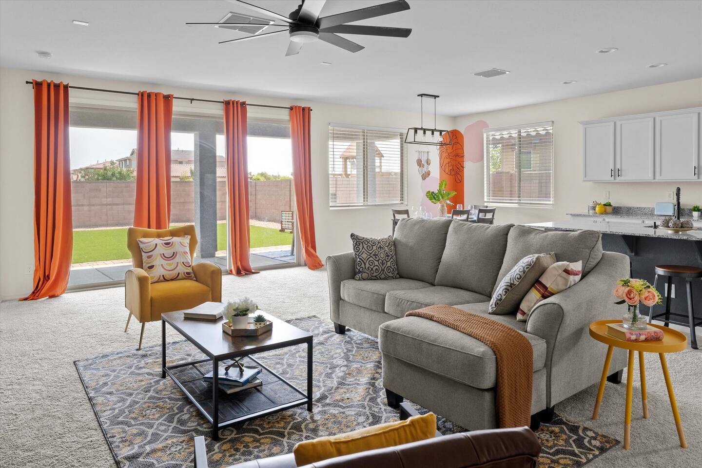 Stylish 4Br Home-Sleeps7-WestGate|StatefarmStadium