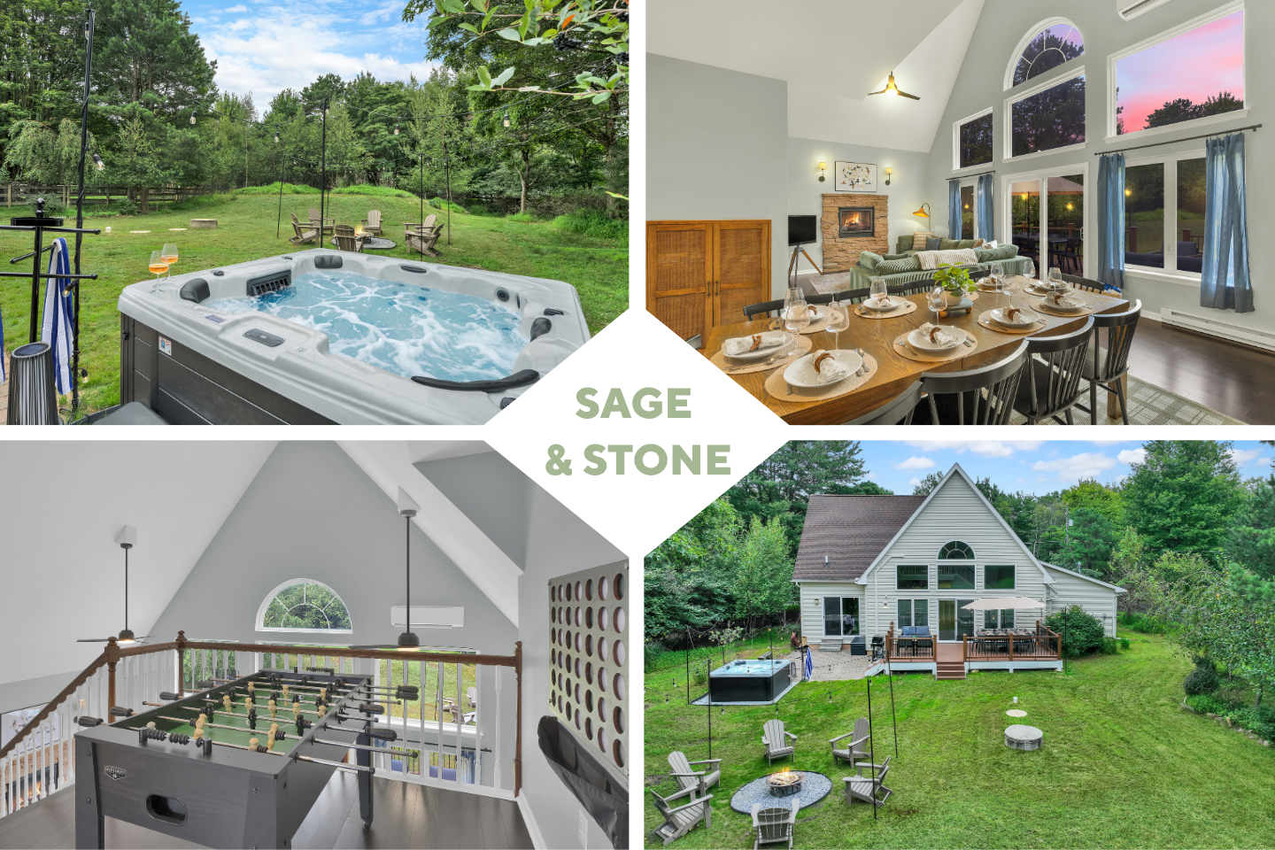 Modern Chalet w/ HotTub·FirePit·Beach&Pool Access