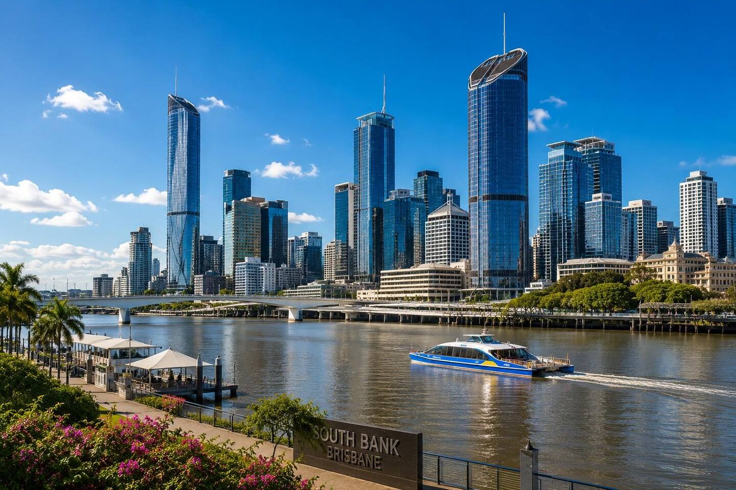 Cityscape Oasis: Immerse yourself in stunning riverfront views and vibrant city life!