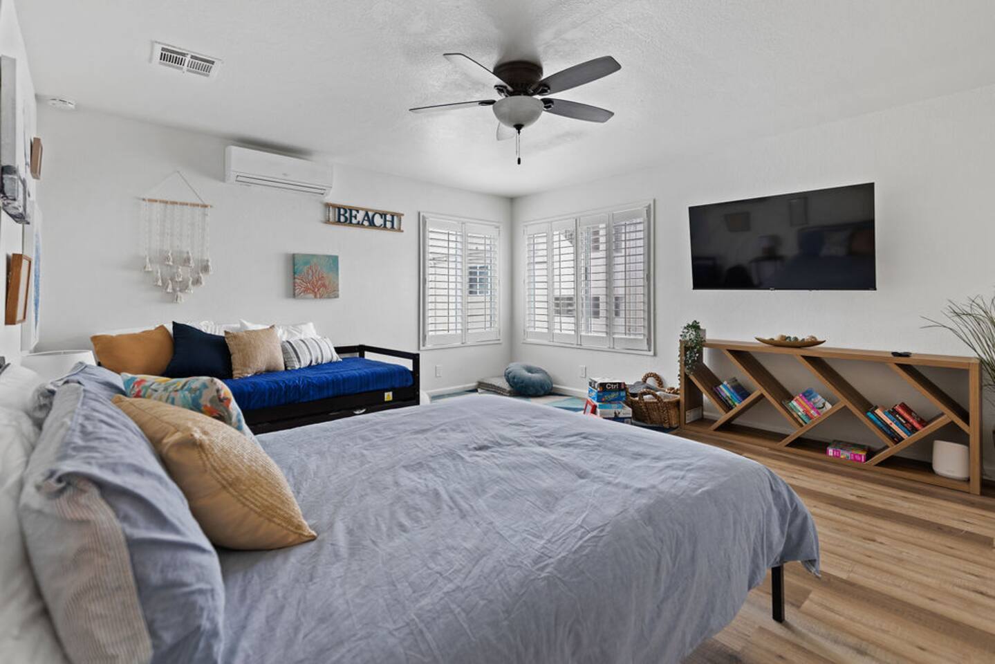Master BR- a great spot for kids that want to bunk together!