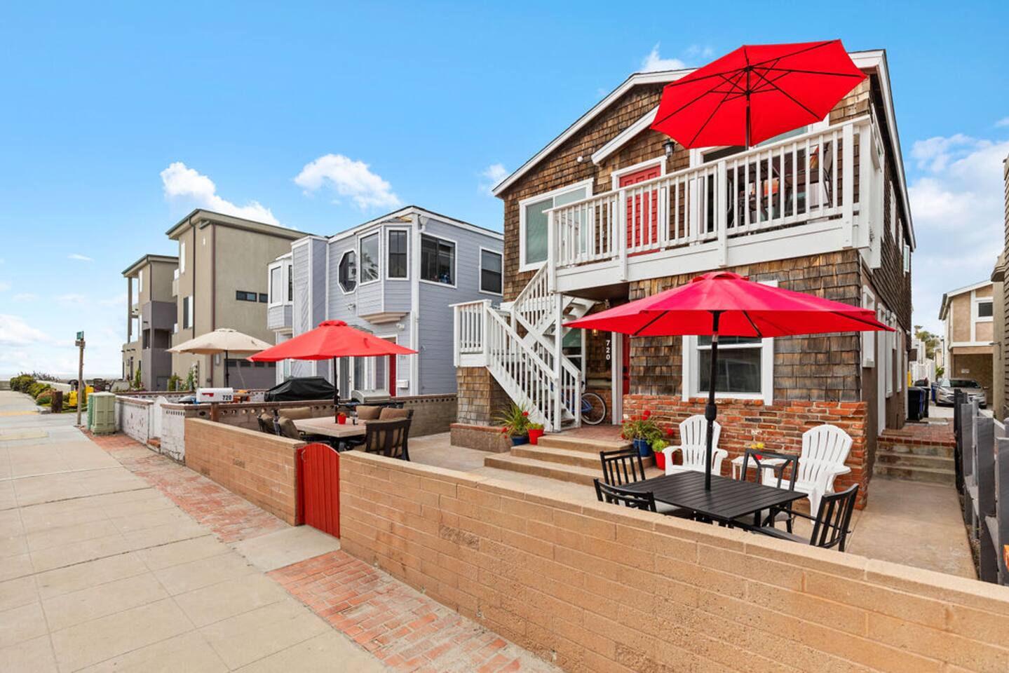 Just steps away from the ocean.