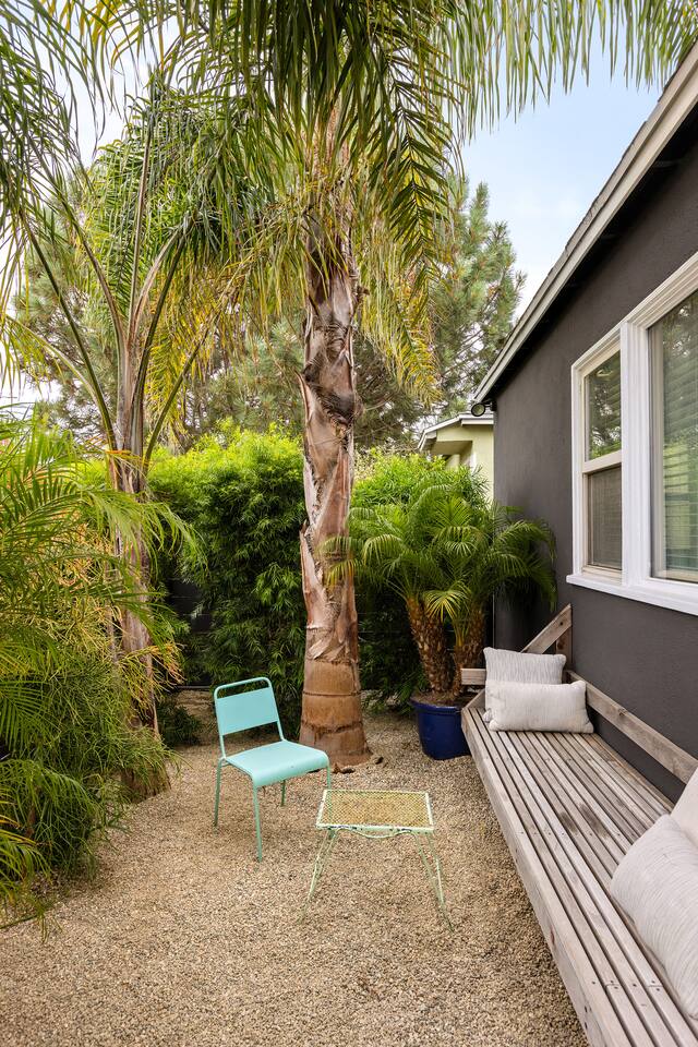 Abbott Kinney Bungalow Surrounded by Palm Trees