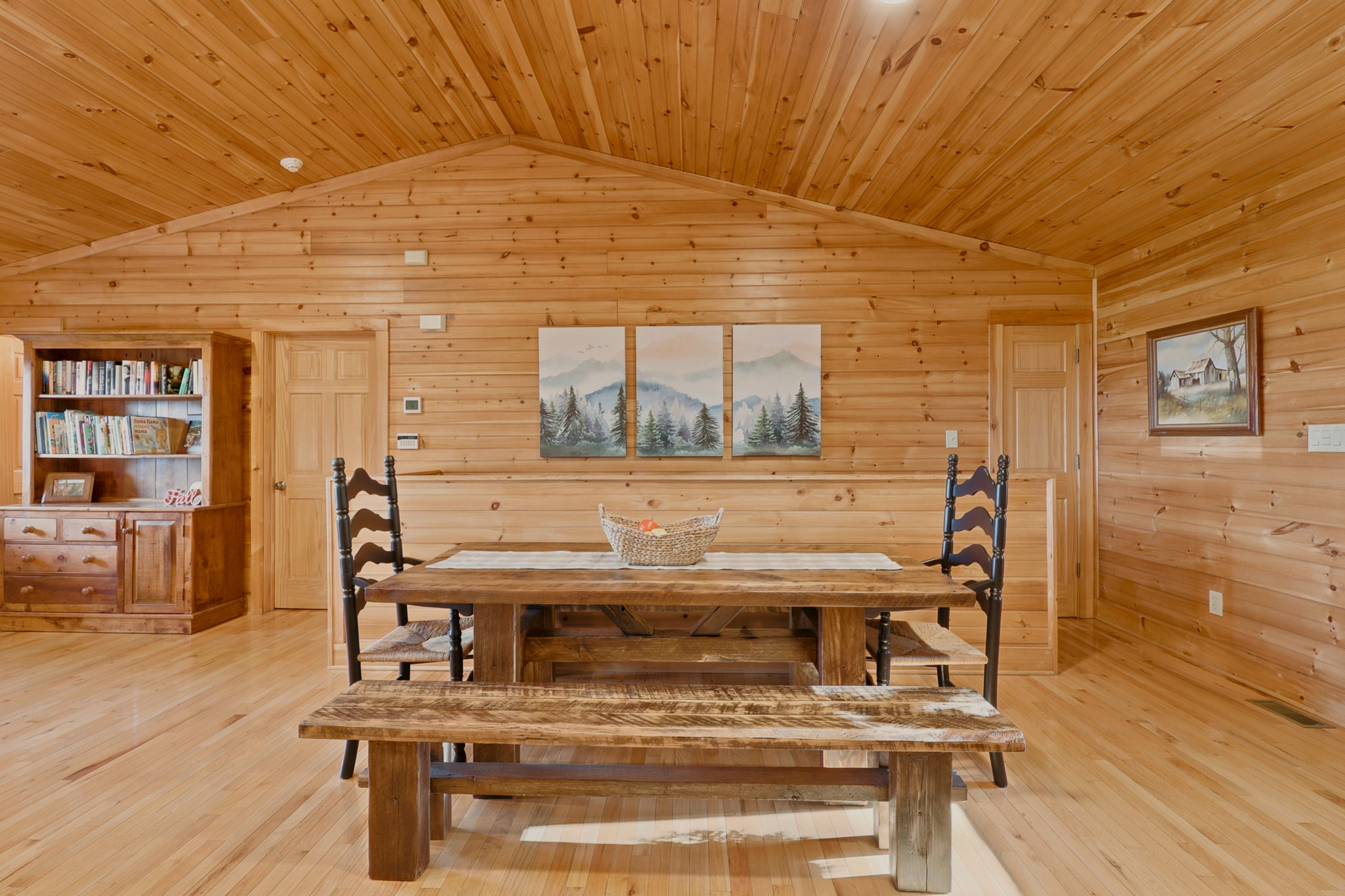 Dining room table seats 8