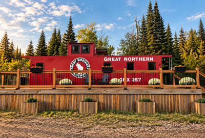Caboose rental in Grand Marais