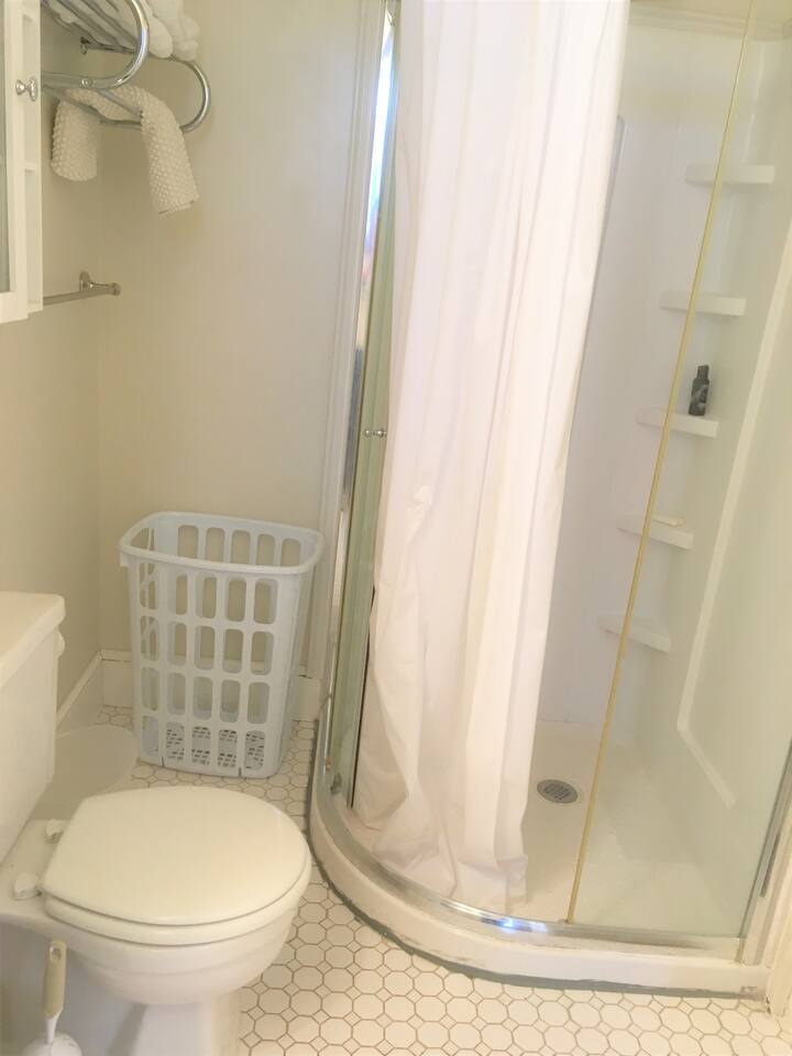 Hot Shower! More pictures to follow when we get some good ones.