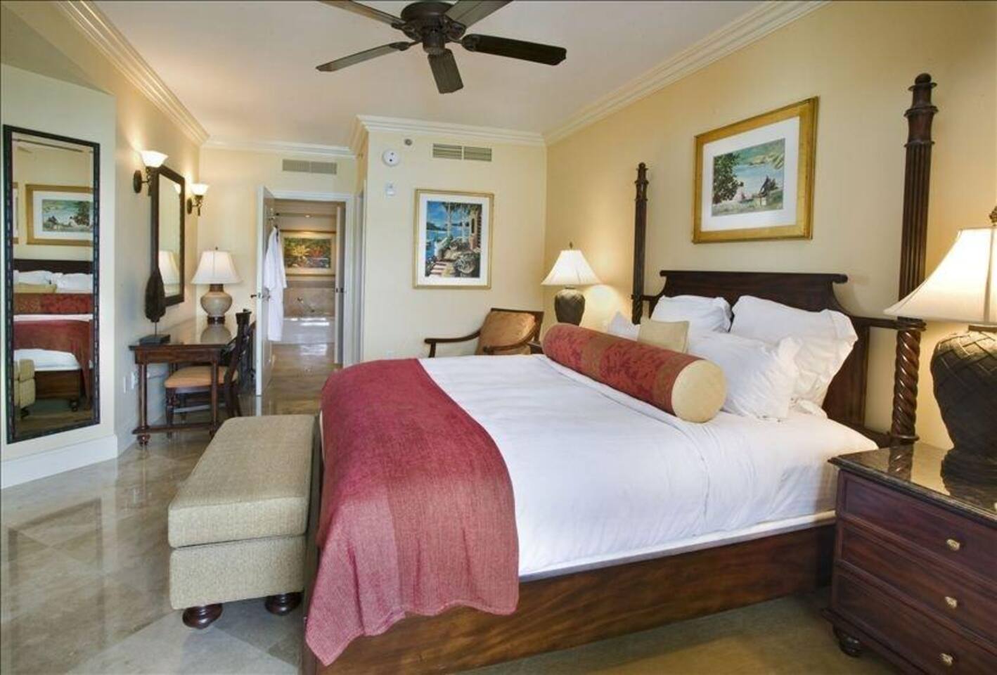 THE RITZ-CARLTON CLUB, ST. THOMAS RESORT, BEDROOM