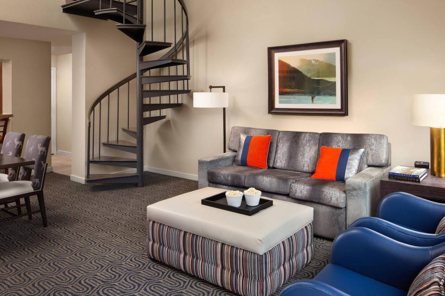 Marriott's StreamSide at Vail - Birch, Douglas, and Evergreen — Bi-Level Lofts have a bonus loft bedroom upstairs.