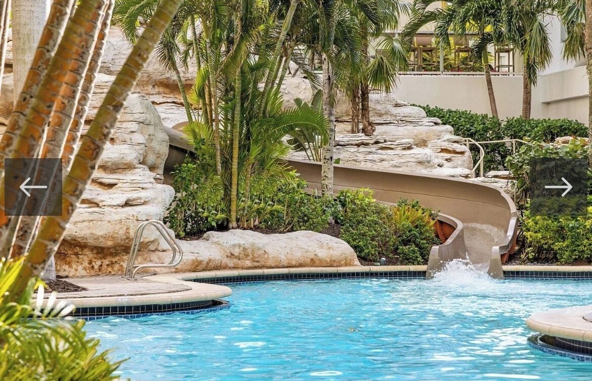 Marco Island Crystal Shores Resort Pool Slide