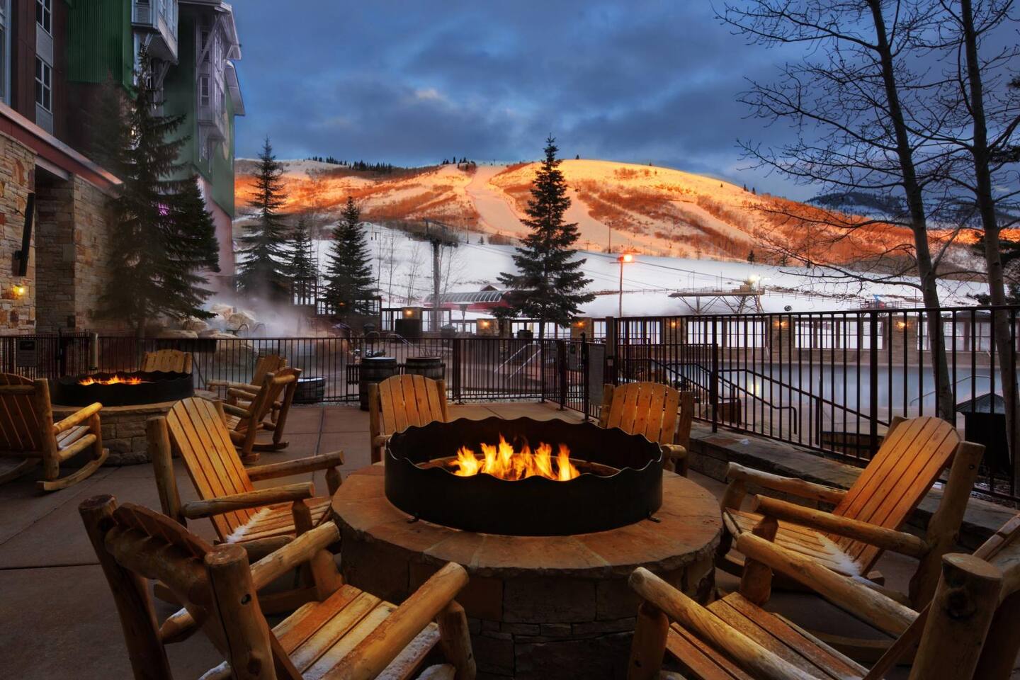 MARRIOTT MOUNTAINSIDE PARK CITY UTAH FIRE PIT