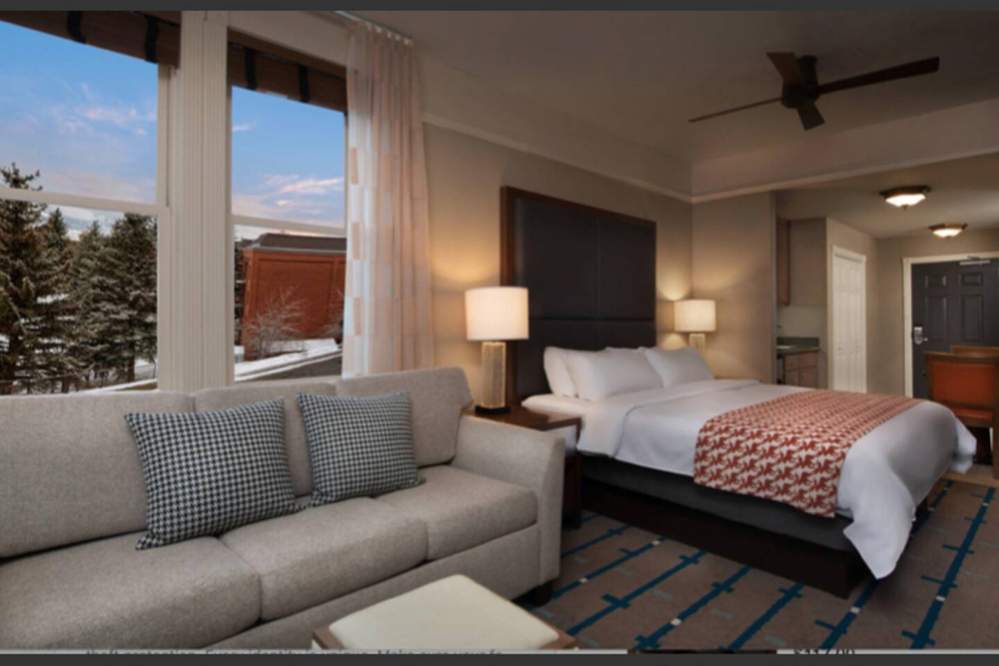 BEDROOM MARRIOTT'S SUMMIT WATCH PARK CITY UTAH! RESORT LIVING AREA, FIREPLACE SLEEPER SOFA 2 BEDROOM, FULL KITCHEN,