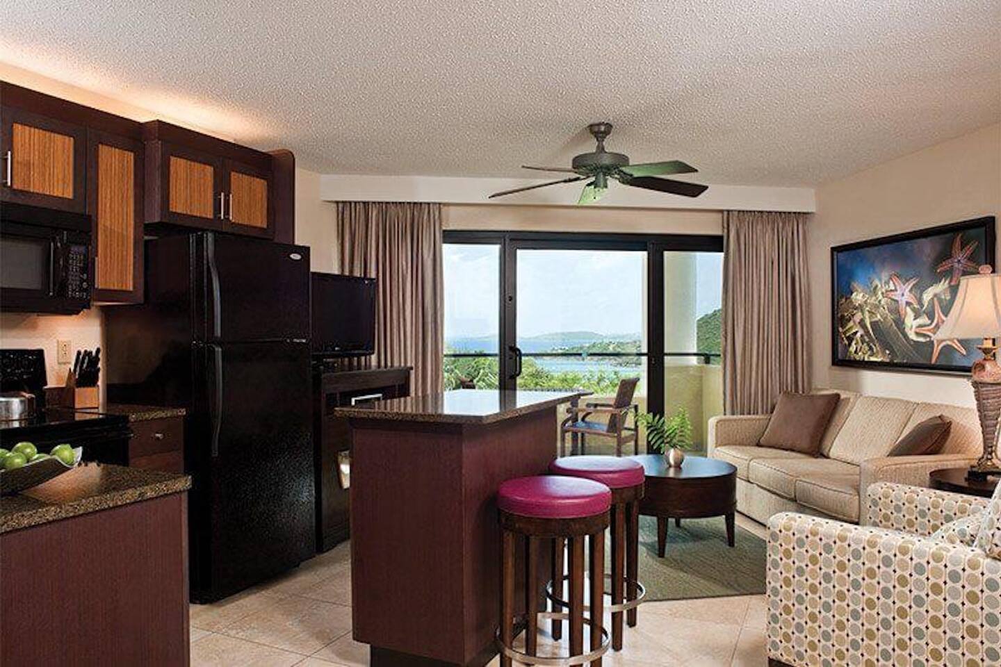 Kitchen Island with sitting area