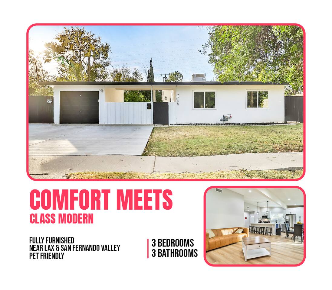 SINGLE STORY HOUSE, FAMILY-FRIENDLY HOUSE