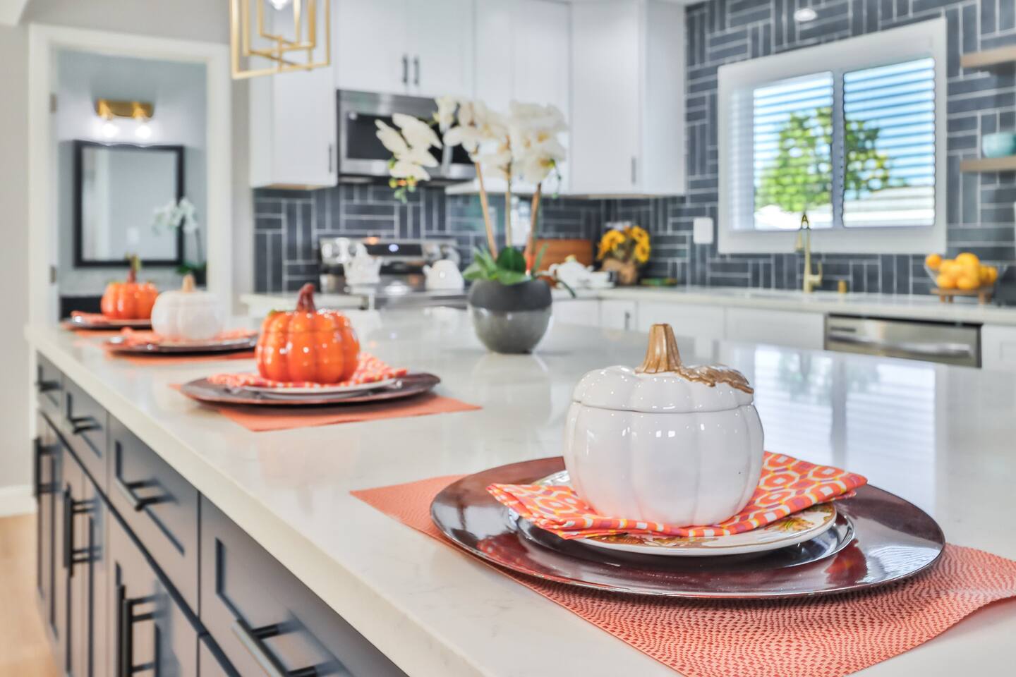 LARGE KITCHEN ISLAND, STAINLESS STEEL