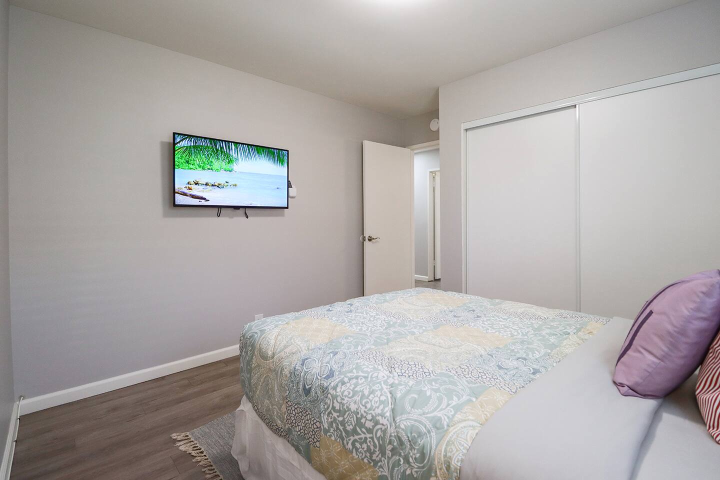 Double Bed, Toddler Bed With Television