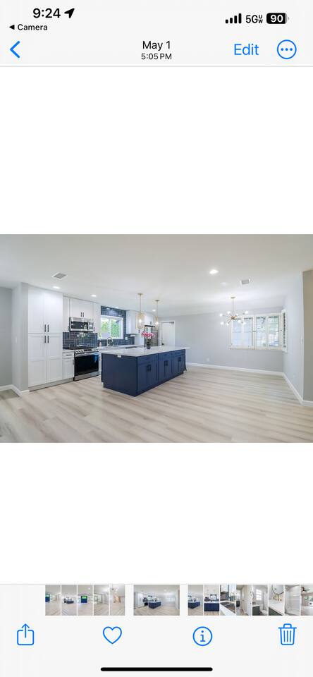 BLUE KITCHEN ISLAND, MODERN KITCHEN DESIGN