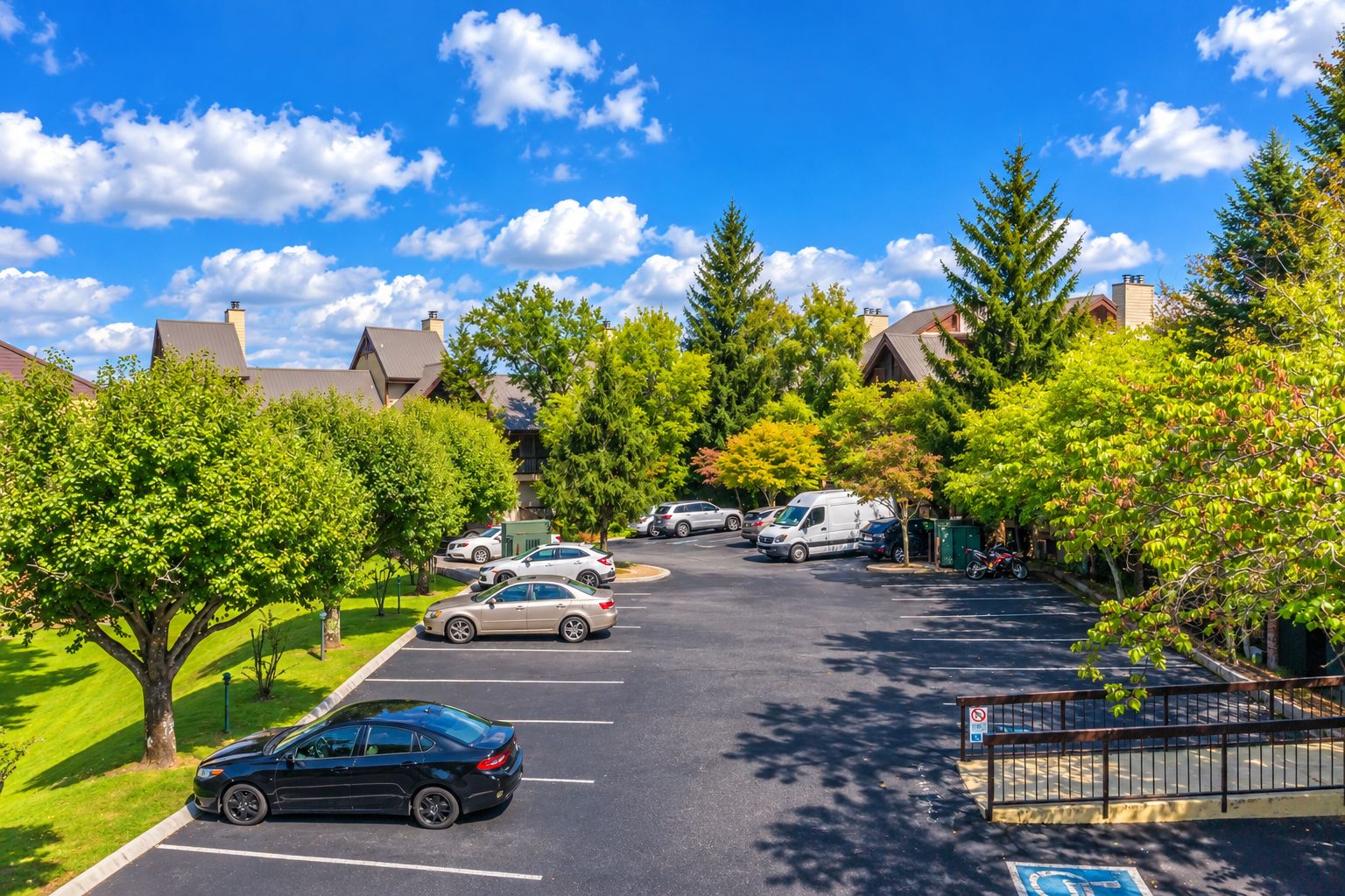 Ample, easy parking makes arrivals and family outings simple and convenient.