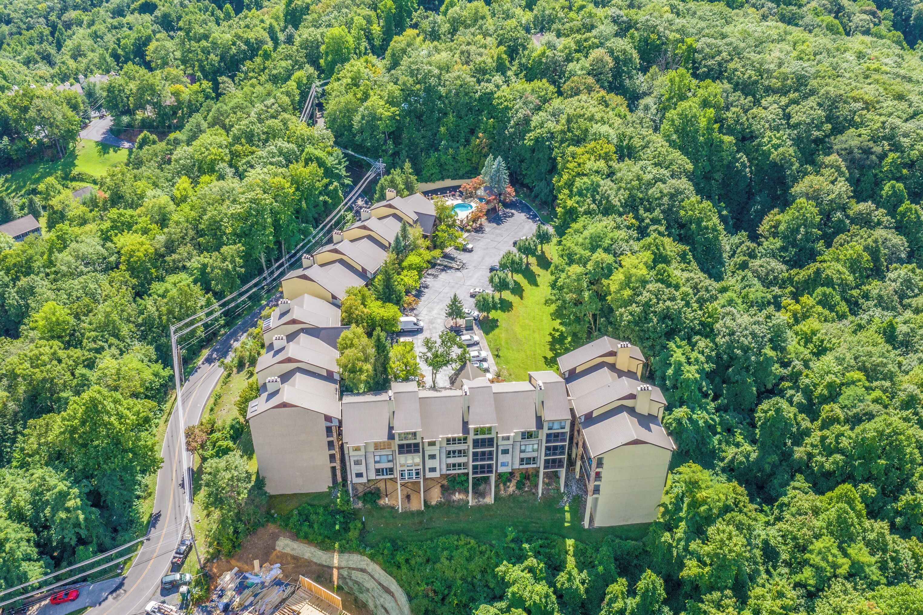 Tucked high in the Smoky Mountains and surrounded by peaceful forest