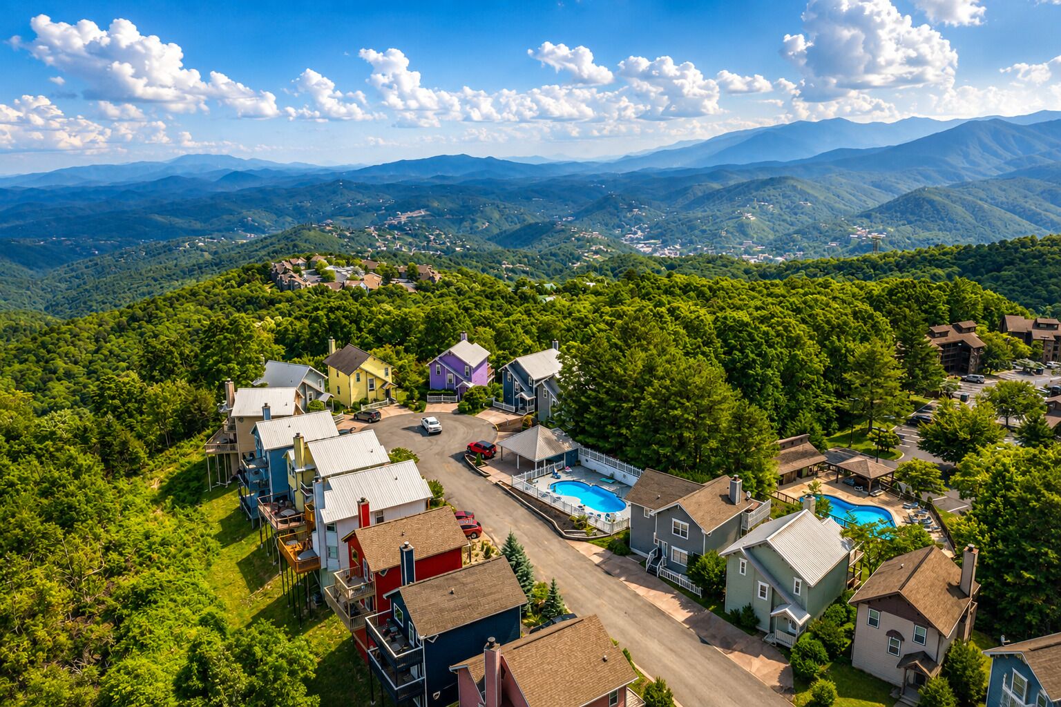 Your romantic escape with endless mountain views.