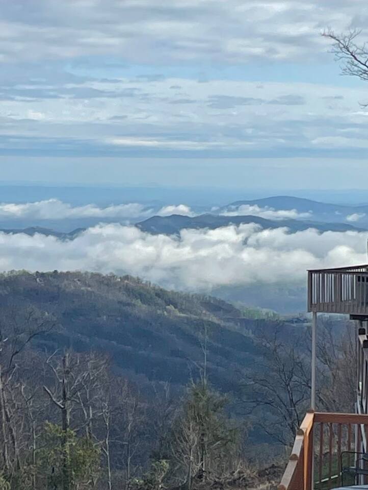 Above the clouds!