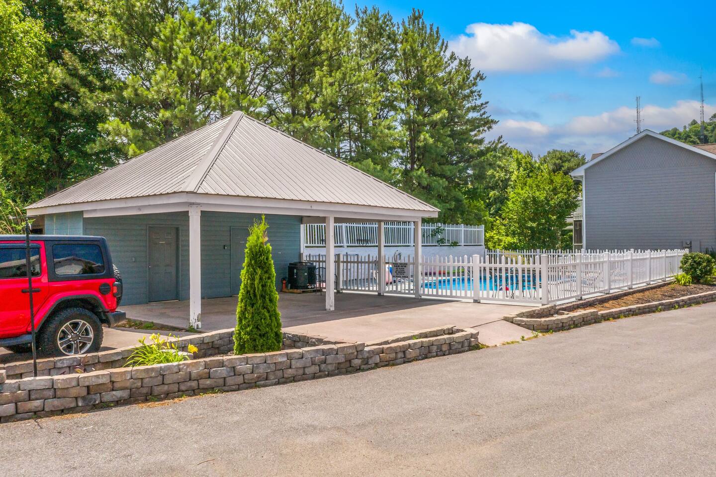 Pool area