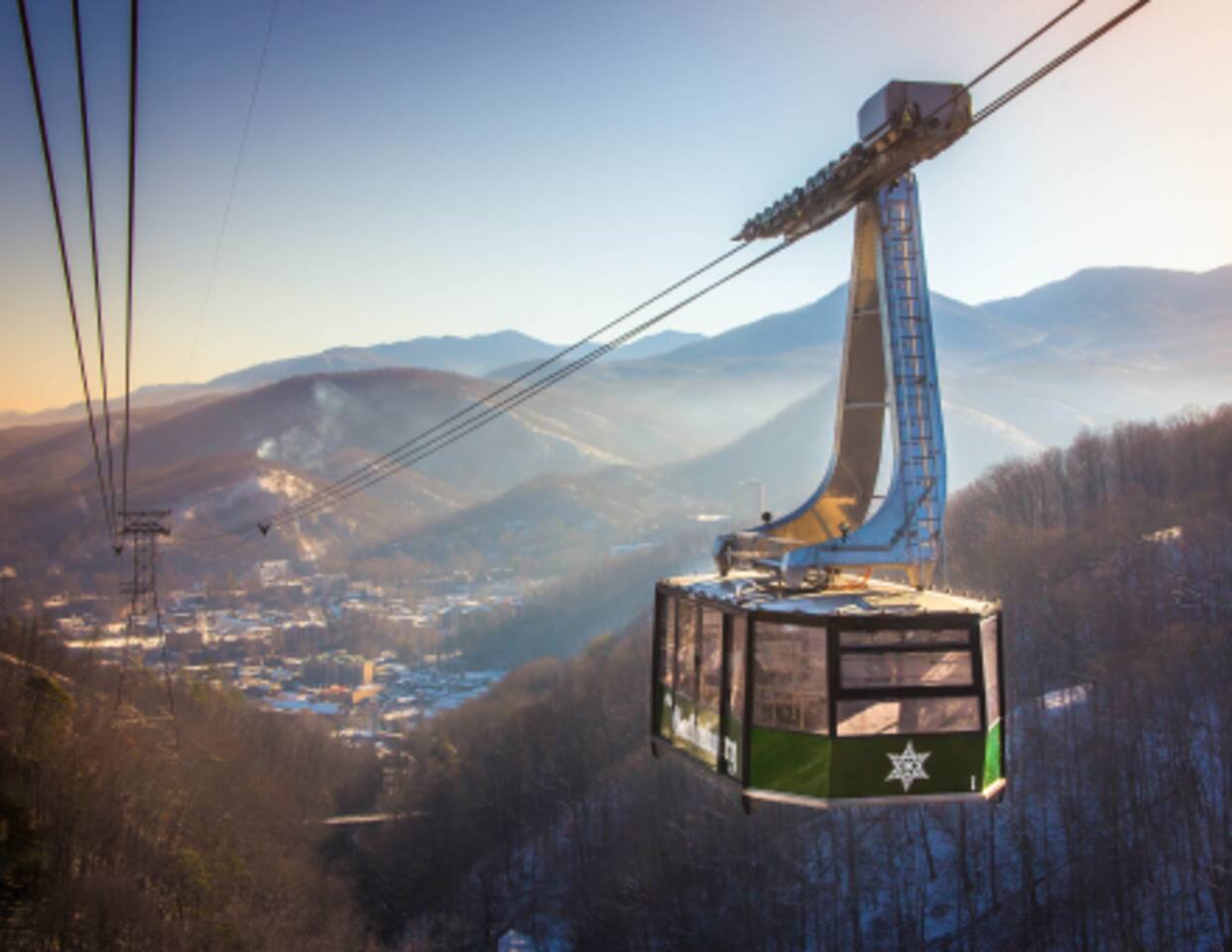 Enjoy the tram ride while going to Ober Mountain located 3.8 miles from us in Downtown Gatlinburg or drive and park at Ober Mountain just 1 mile from our Chalet.