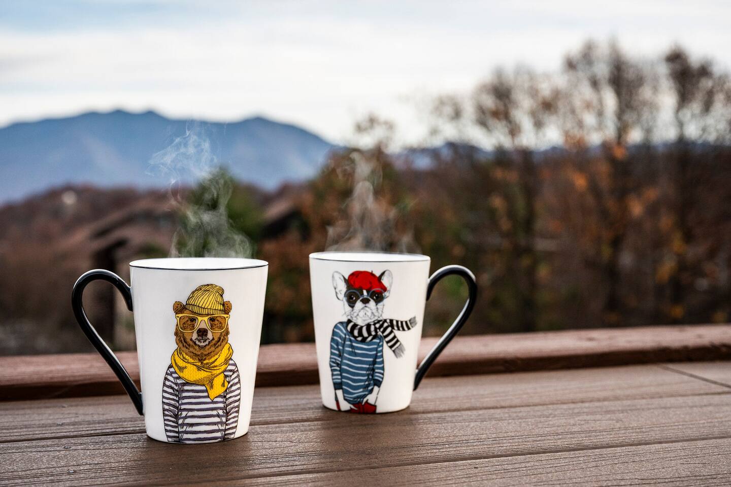 Start your morning with a warm cup of coffee and beautiful Smoky Mountain views! The perfect spot for parents to sip, relax, and enjoy a peaceful moment before another fun-filled family adventure in Gatlinburg.