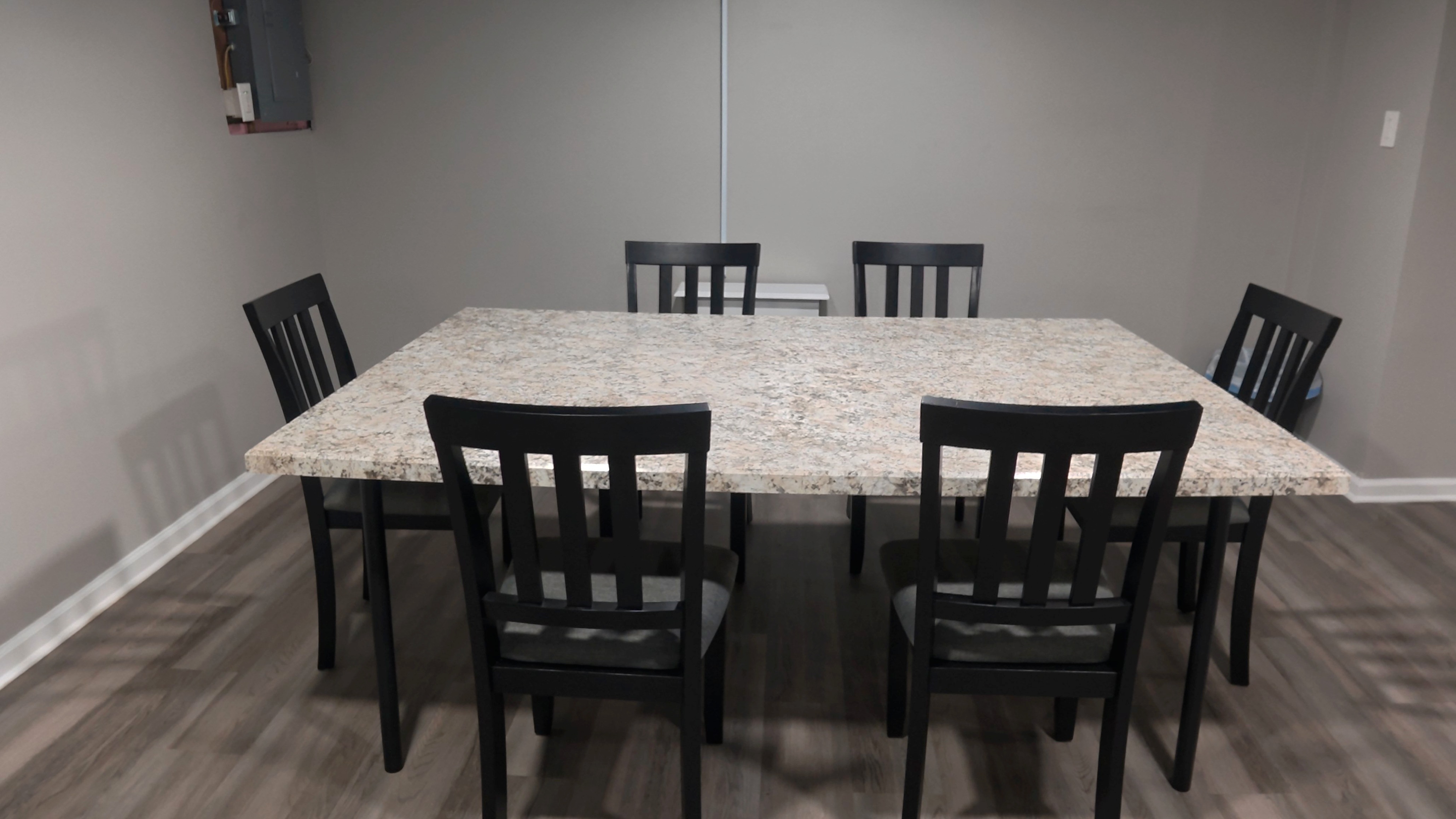 Spacious dining table for 6—perfect for meals and group gatherings
