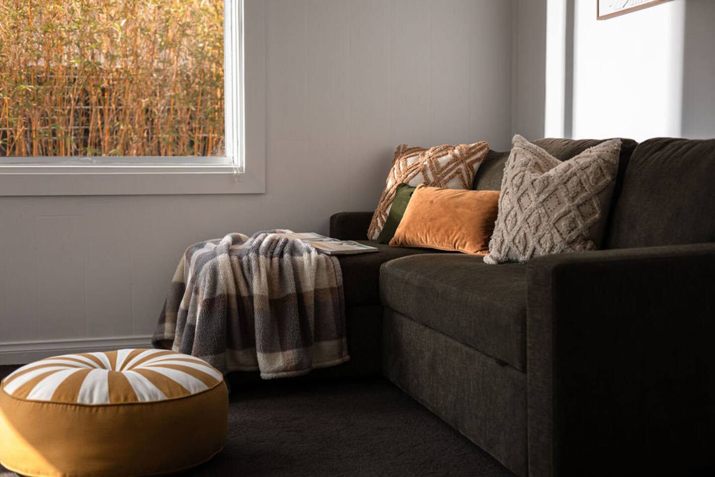 Please note this room is  more like a second living room/games room. Roll away sofa is new and comfortable and can be set up upon request.
IT DOESN'T HAVE A DOOR.