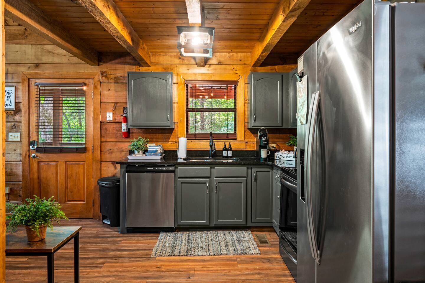 Experience the convenience of a fully-equipped kitchen, featuring sleek stainless steel appliances. Whether you're cooking a family meal or preparing snacks, this kitchen is designed to make meal prep enjoyable and easy.
