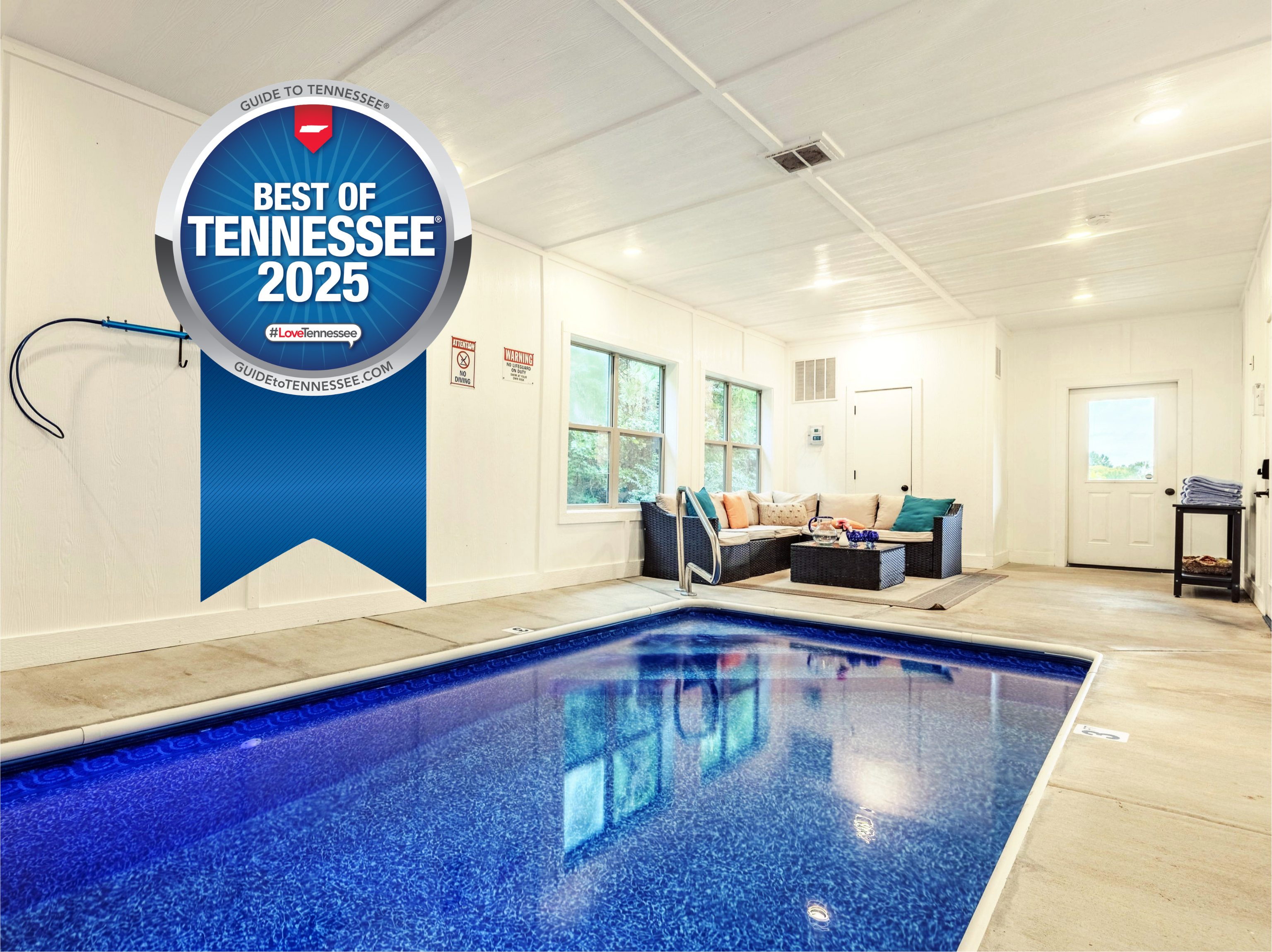 84° Indoor Pool, 75” TV, Hot Tub, Air Hockey, WIFI
